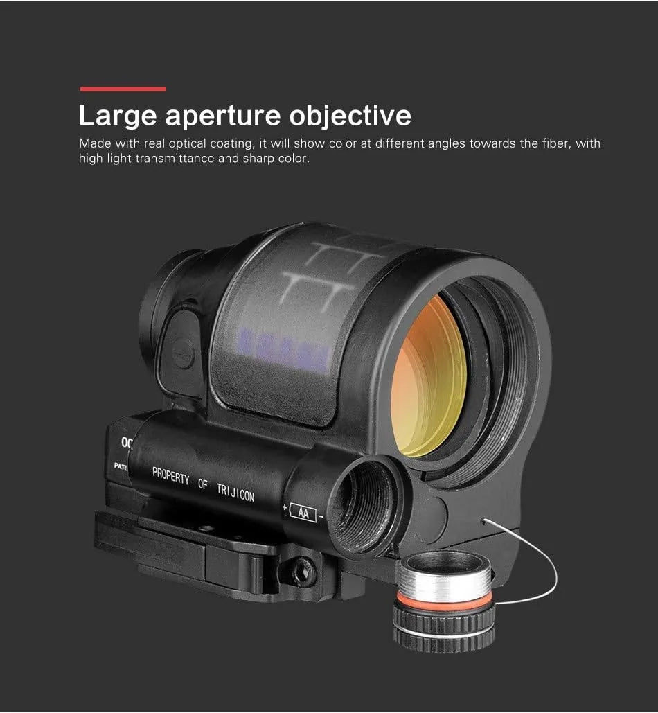 Nabila Solar Powered Red Dot Reflex Sight With QD Mount