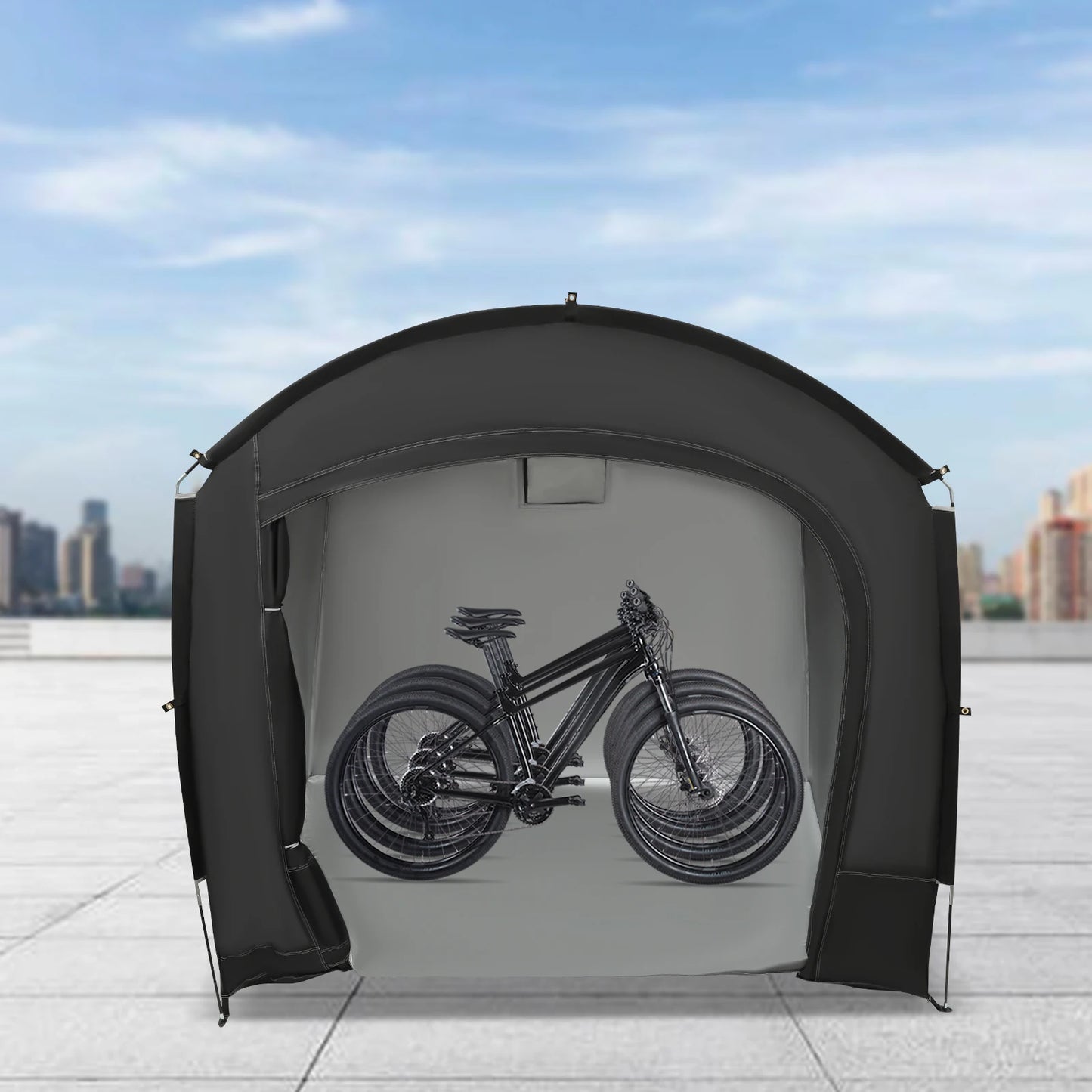 Portable Bike Storage Shed Waterproof Bicycle Shelter Tent