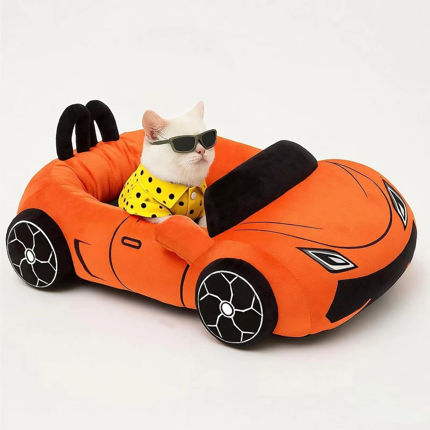 CWV Cute Cat Bed Supercar Style Cozy Washable Pet Mat
