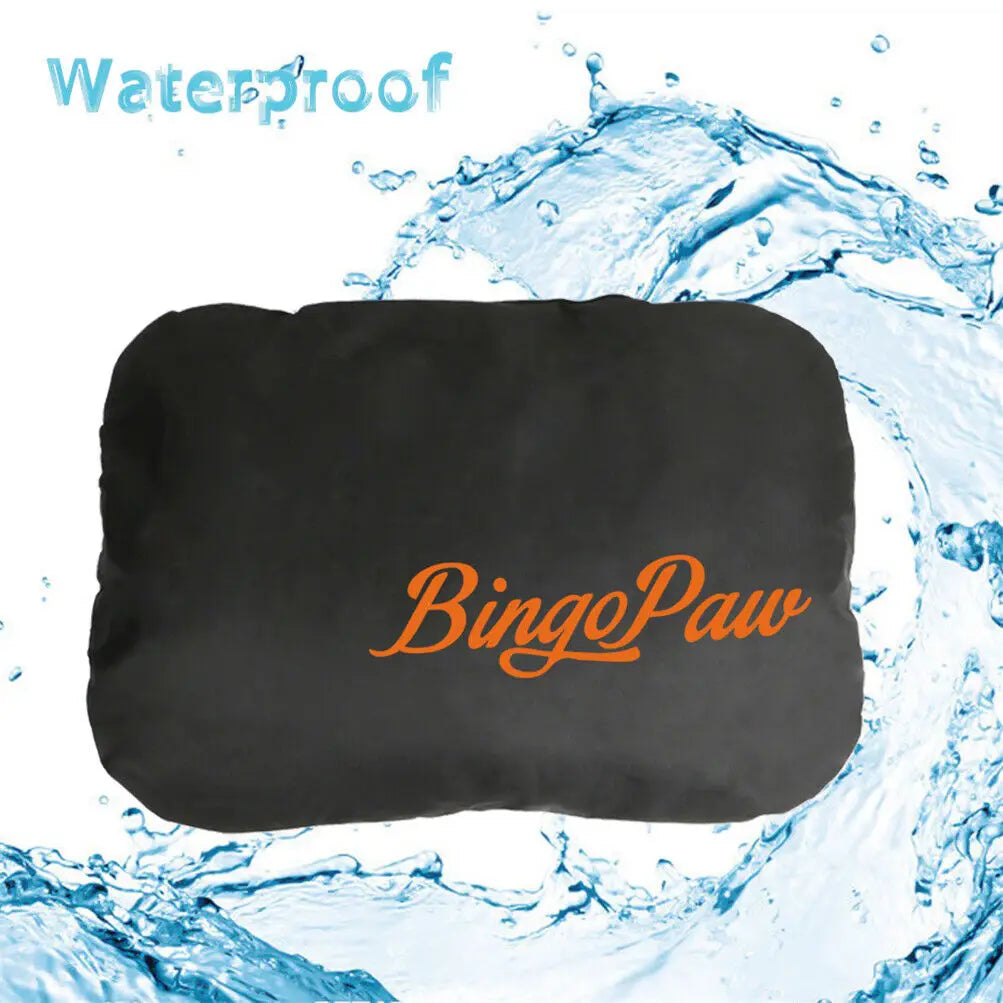 BINGOPAW Calming Oxford Dog Bed With Removable Washable Cover