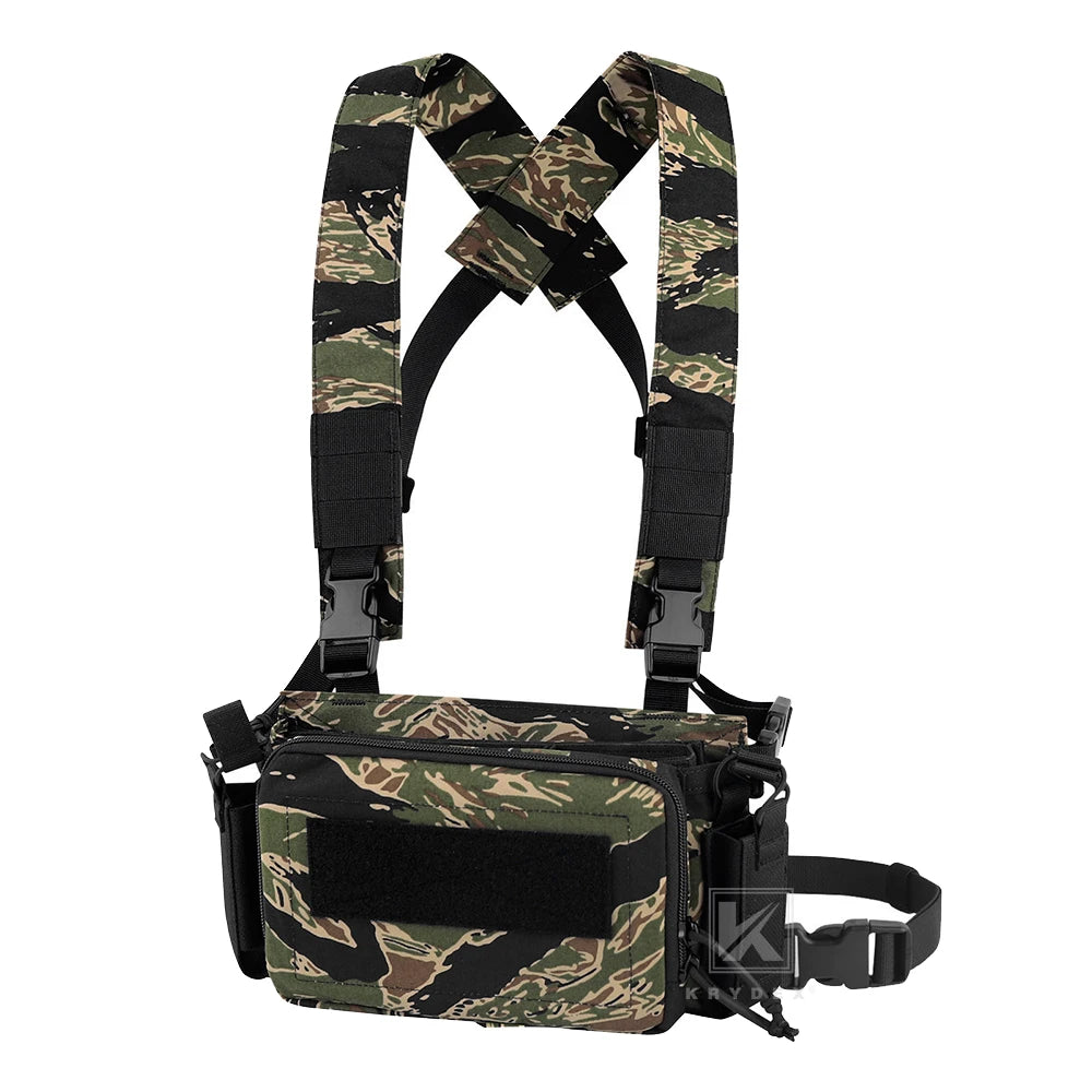 KRYDEX Tactical D3CRM Chest Rig With Triple Magazine Pouches