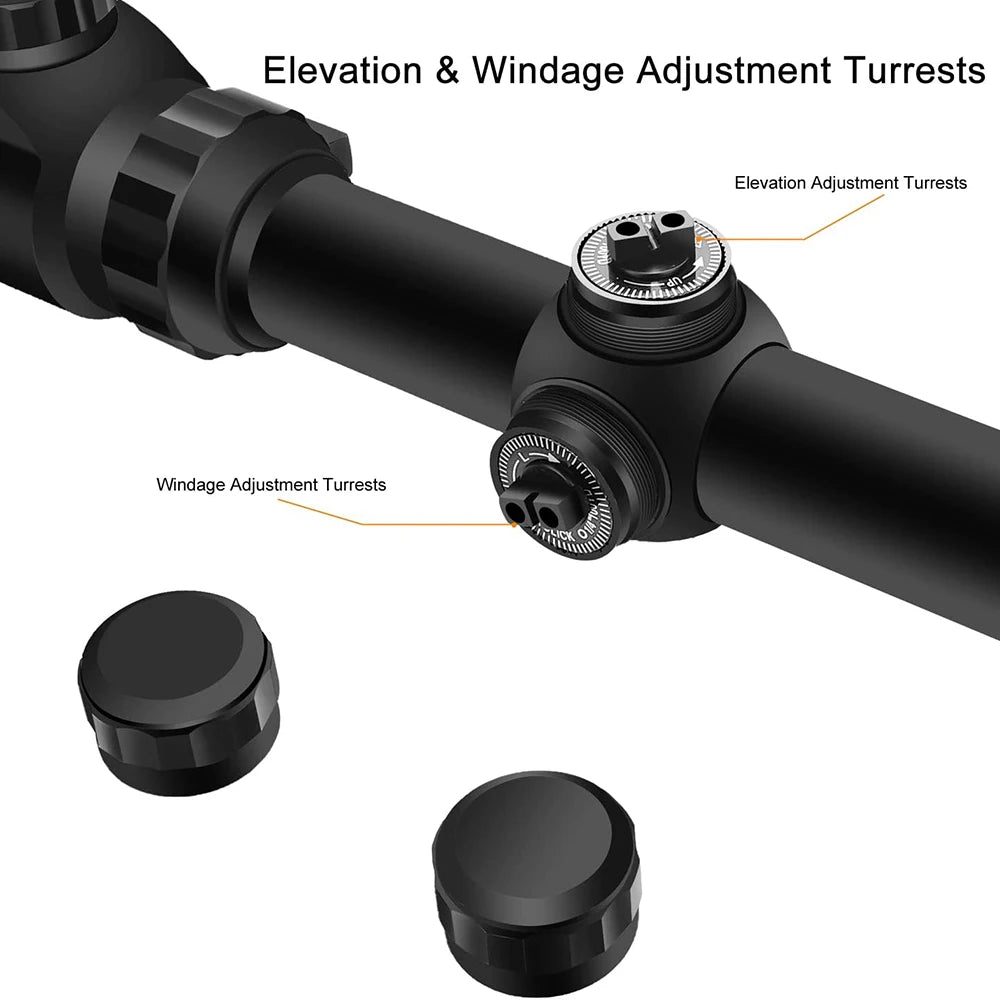 Bestsight Illuminated Tactical Rifle Scope With Hunting Reticle