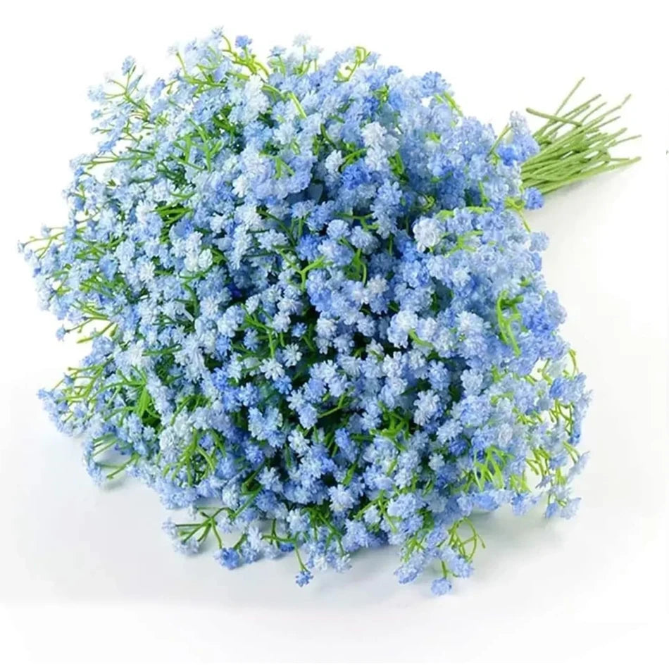 48PCS Babysbreath Artificial Flowers, Starry Sky Flowers Artificial Bulk, White Flores Greenery for Wedding Tables Decor