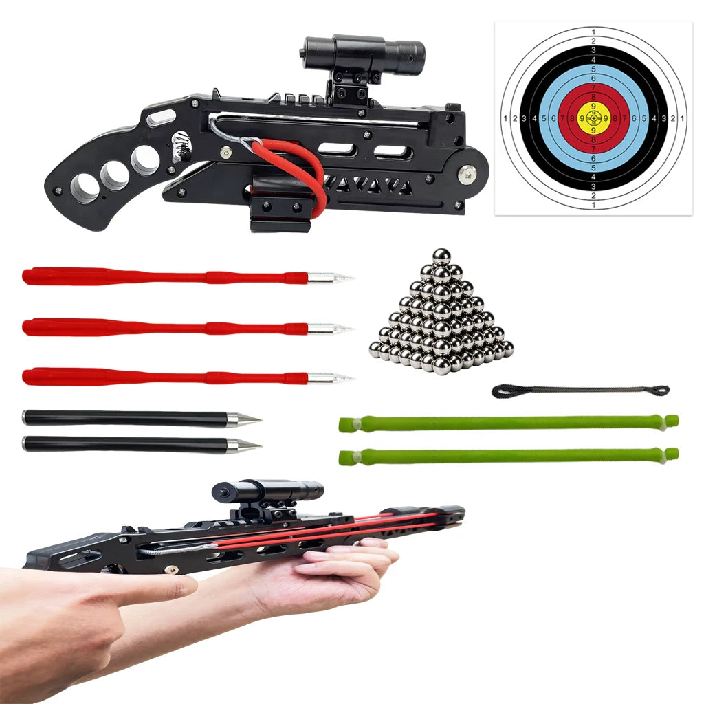 Foldable Slingshot Set For Hunting Archery And Target Practice