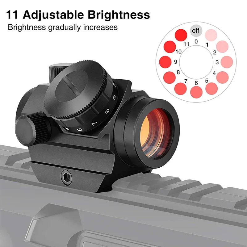 Bestsight Red Dot Sight With Riser Mount For Hunting