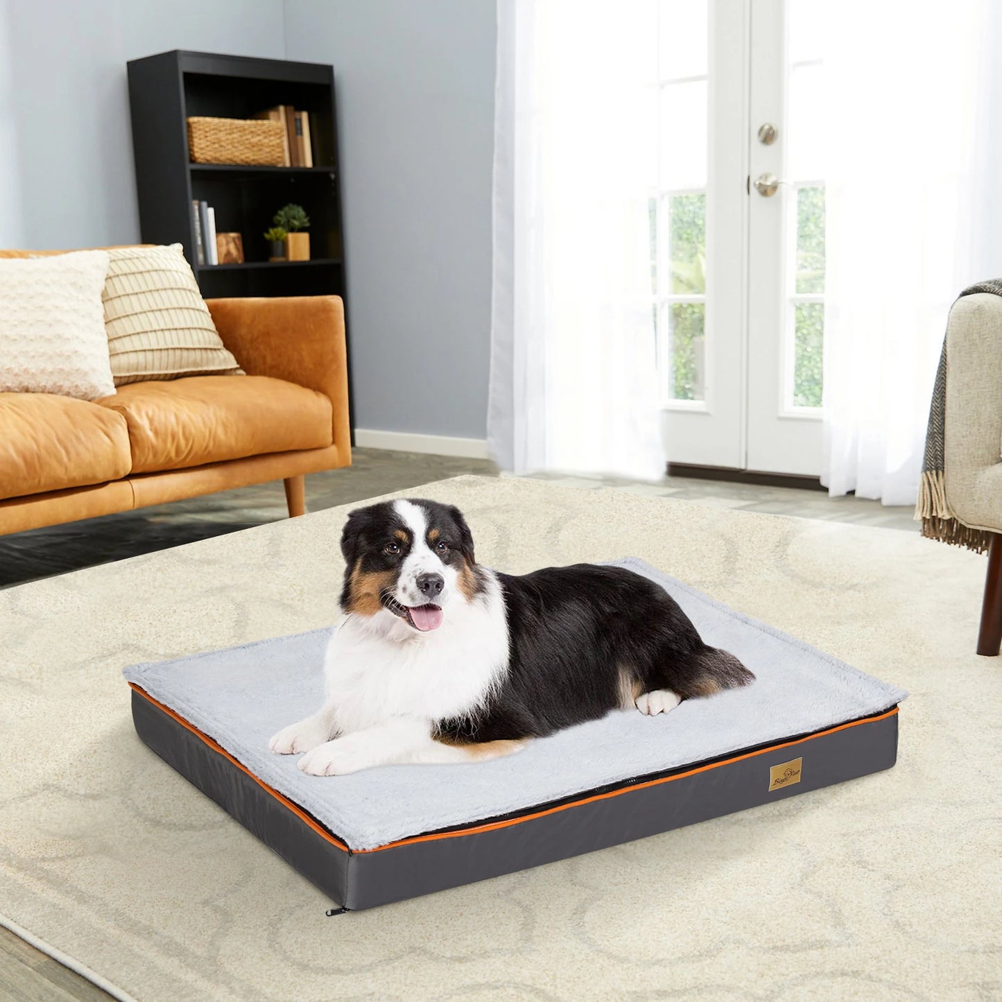 BINGOPAW Orthopedic Memory Foam Dog Bed With Washable Cover