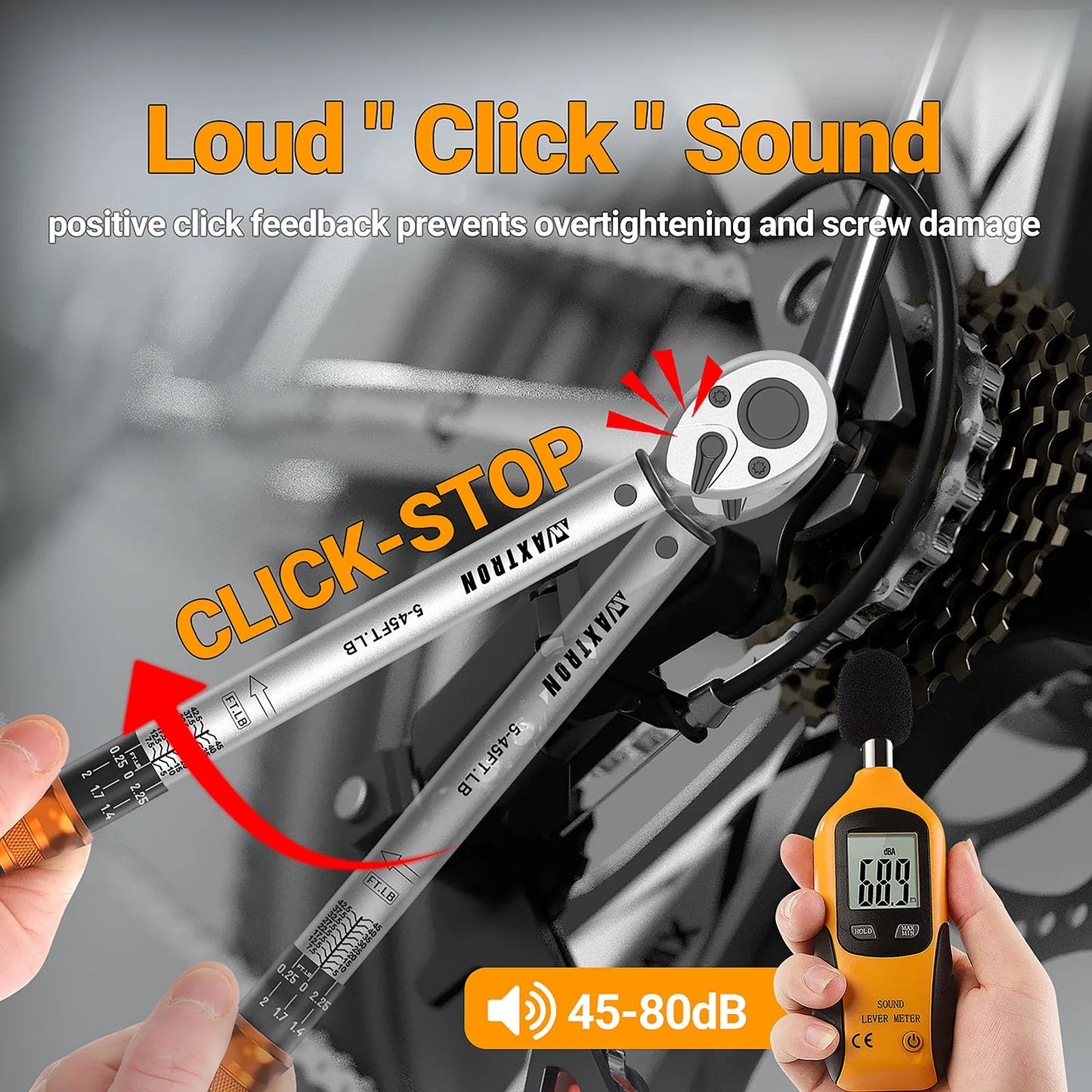 Waxtron Torque Wrench Professional Maintenance Tool for Motorcycles