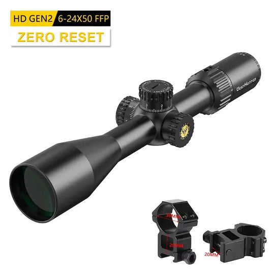Westhunter First Focal Plane Etched Glass Riflescope Zero Stop