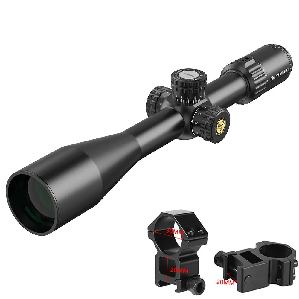 WestHunter 6-24X50 SFP Riflescope With Reset Lock Turrets For Hunting
